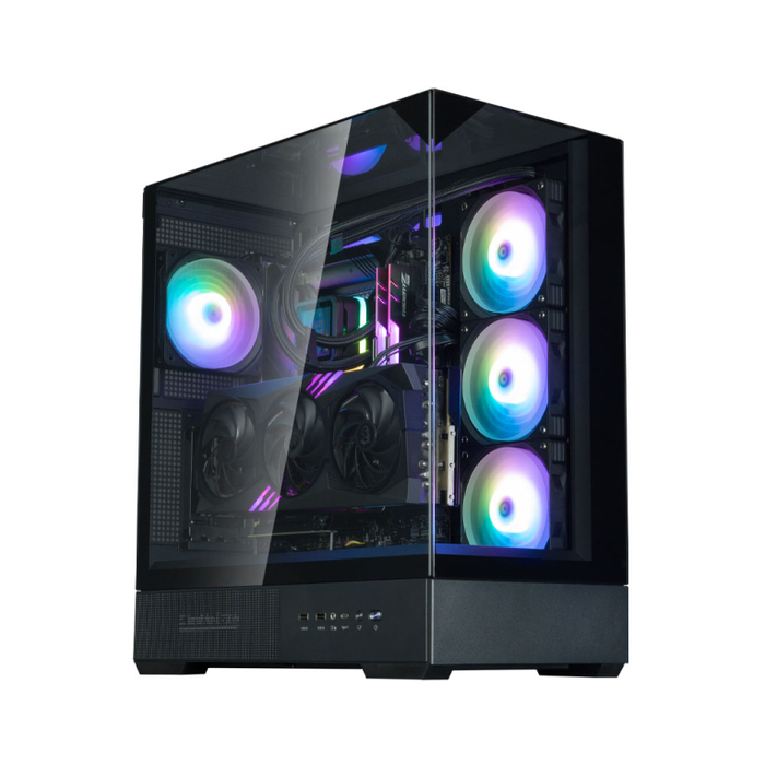 Zalman P40 Prism Midi Tower PC Negro con Iluminación RGB Vidrio Templado