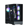 Zalman P40 Prism Midi Tower PC Negro con Iluminación RGB Vidrio Templado