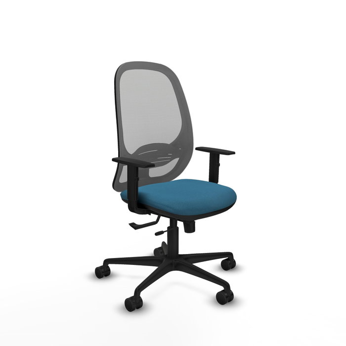PIQUERAS Y CRESPO Silla de oficina Cilanco con mecanismo Sincro/Traslack Verde petróleo y Gris PIQUERAS Y CRESPO Silla de oficina Cilanco con mecanismo Sincro/Traslack Verde petróleo y Gris