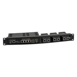 ALLNET Z ALLNET 1HE Suelo de montaje universal con 1 toma Keystone, Negro