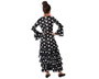 Paises del Mundo Disfraz Flamenca Sevillana Niña Infantil Negro Lunares Rojos 10-12 Años