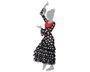 Paises del Mundo Disfraz Flamenca Sevillana Niña Infantil Negro Lunares Rojos 10-12 Años