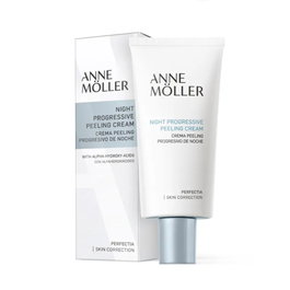 Anne Möller Perfect Night Peeling 50 mL - Transforma la piel con AHAs y Enzimas de Papaya y Piña, mejora textura, poros y líneas de expresión