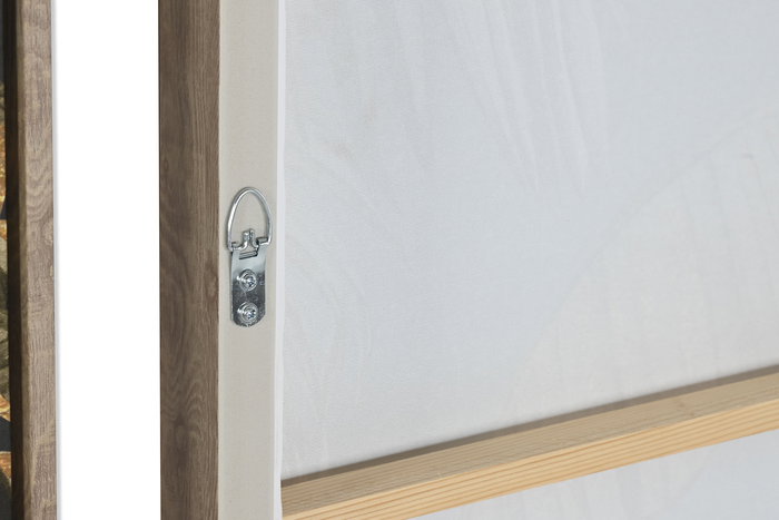 DKD Home Decor Cuadro Tropical Dorado Negro Lienzo PS Palmera 103 x 4.5 x 143 cm (2 Unidades)