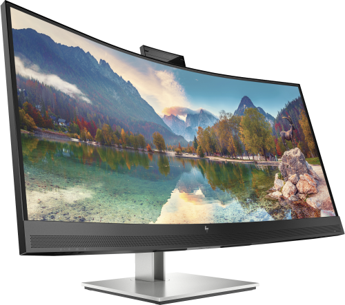 HP E34m G4 Monitor de conferencias curvo WQHD con USB-C y Webcam 5MP