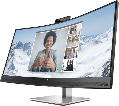 HP E34m G4 Monitor de conferencias curvo WQHD con USB-C y Webcam 5MP