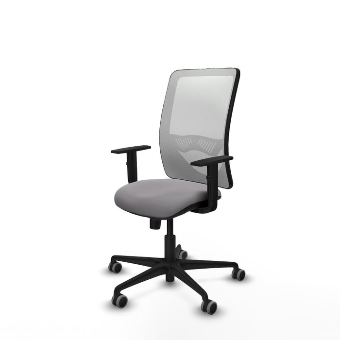 PIQUERAS Y CRESPO Silla de oficina Zulema con Mecanismo Sincro Gris y Blanco PIQUERAS Y CRESPO Silla de oficina Zulema con Mecanismo Sincro Gris y Blanco