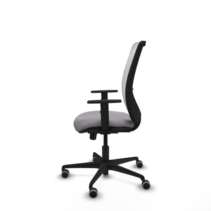 PIQUERAS Y CRESPO Silla de oficina Zulema con Mecanismo Sincro Gris y Blanco PIQUERAS Y CRESPO Silla de oficina Zulema con Mecanismo Sincro Gris y Blanco