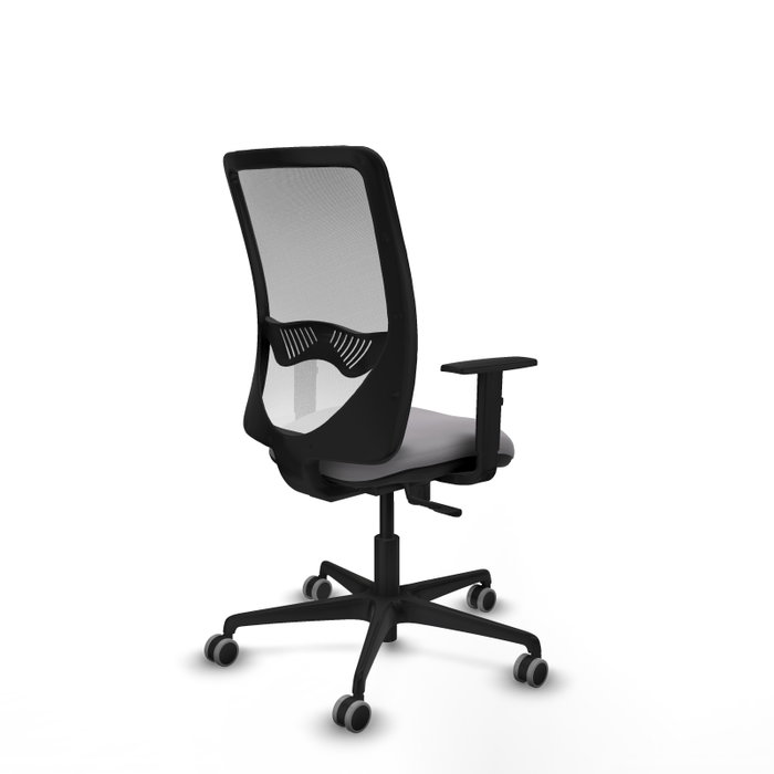 PIQUERAS Y CRESPO Silla de oficina Zulema con Mecanismo Sincro Gris y Blanco PIQUERAS Y CRESPO Silla de oficina Zulema con Mecanismo Sincro Gris y Blanco