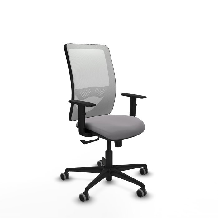 PIQUERAS Y CRESPO Silla de oficina Zulema con Mecanismo Sincro Gris y Blanco PIQUERAS Y CRESPO Silla de oficina Zulema con Mecanismo Sincro Gris y Blanco