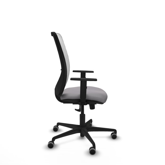 PIQUERAS Y CRESPO Silla de oficina Zulema con Mecanismo Sincro Gris y Blanco PIQUERAS Y CRESPO Silla de oficina Zulema con Mecanismo Sincro Gris y Blanco