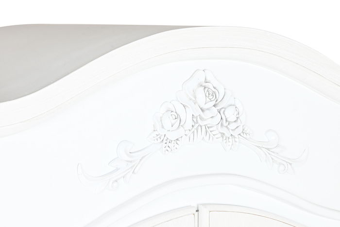 DKD Home Decor Vitrina Alice madera Romantico Blanco 76 x 193 x 39 cm