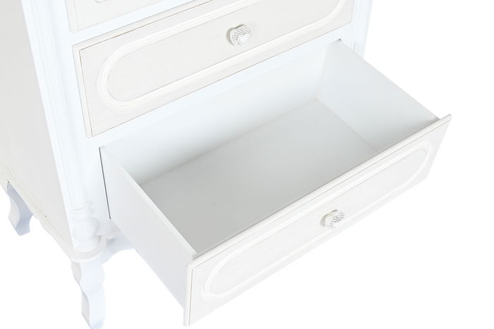 DKD Home Decor Vitrina Alice madera Romantico Blanco 76 x 193 x 39 cm