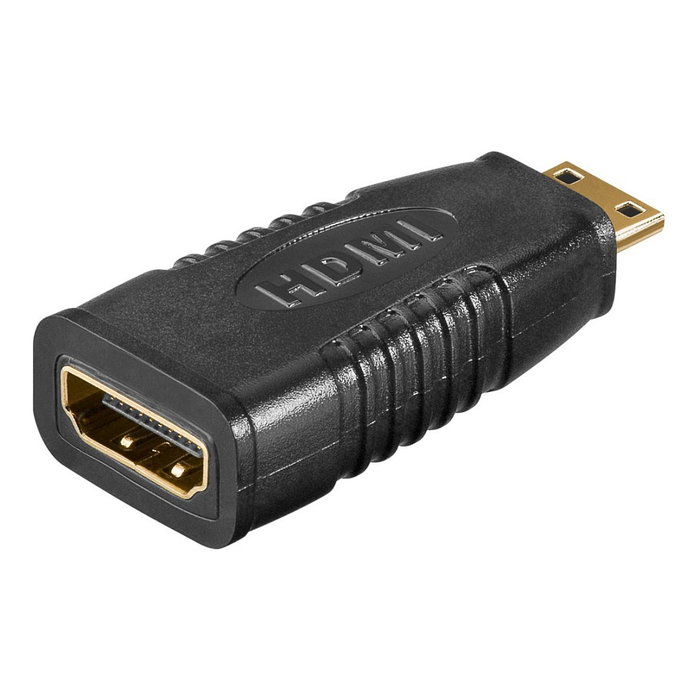 MicroConnect Adaptador Mini HDMI Macho a HDMI Hembra HDM19F19MC