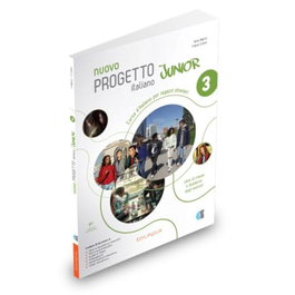 EDILINGUA Nuovo Progetto Italiano Junior 3 Libro de Clase y Cuaderno de Ejercicios