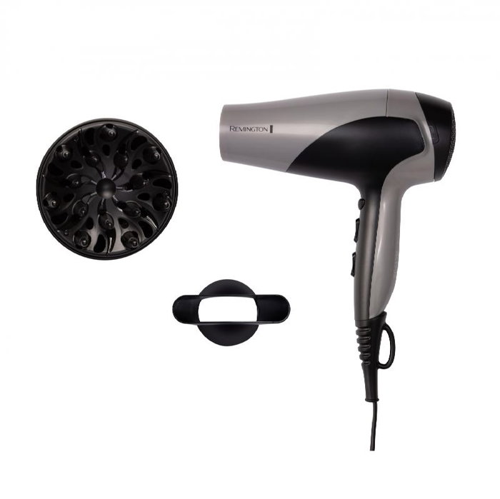 Remington Secador de Pelo 2200W con Difusor - Secador Profesional de Pelo para un Secado Rápido y Cuidado del Cabello
