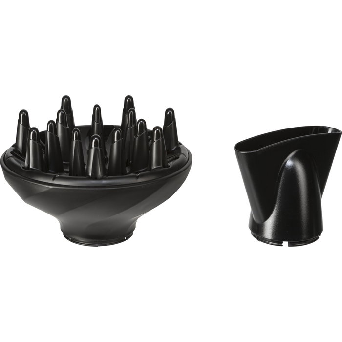 Remington D3190S Ionic Dry 2200 W con difusor, Negro y Plata