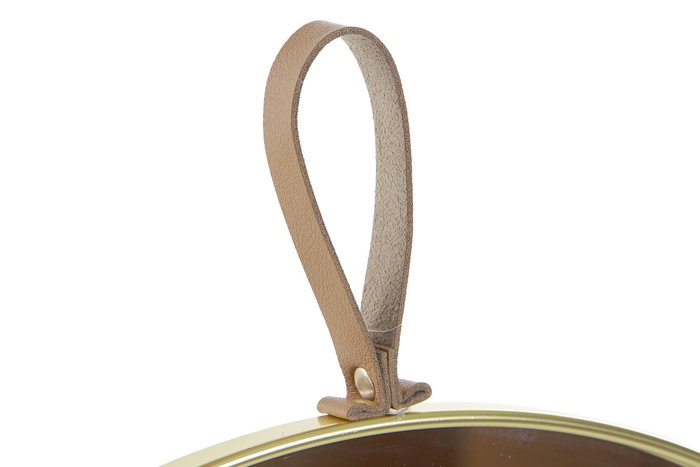 DKD Home Decor Espejo Glam Modern Charm Dorado Hierro 1.5 x 40 x 40 cm (2 Unidades)