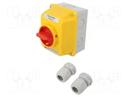 SPAMEL Interruptor de leva 16A 0-1 de 4 polos