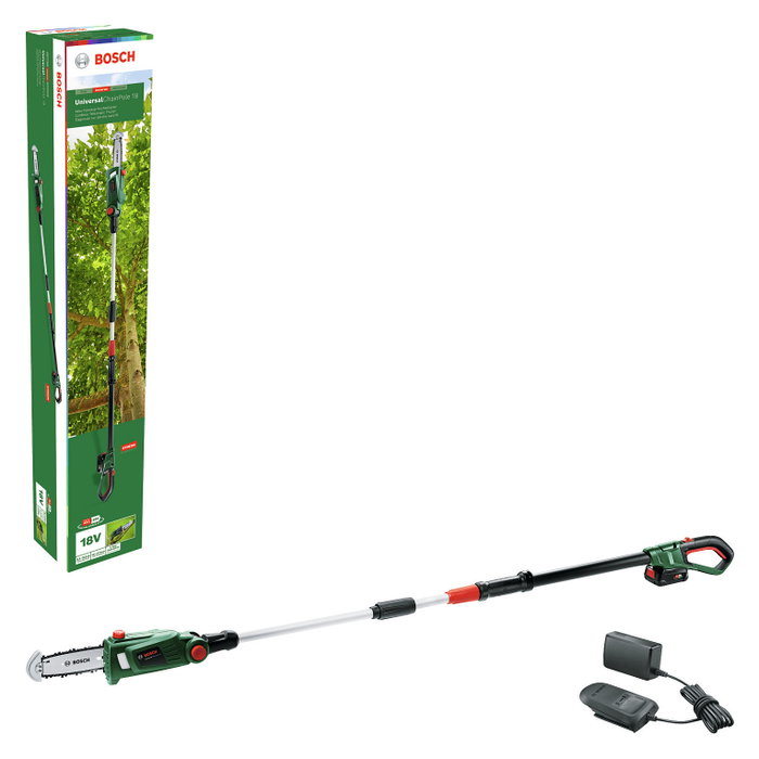 Bosch UniversalChainPole 18 Sierra de pértiga telescópica con batería 18V 2.5Ah Bosch UniversalChainPole 18 Sierra de pértiga telescópica con batería 18V 2.5Ah