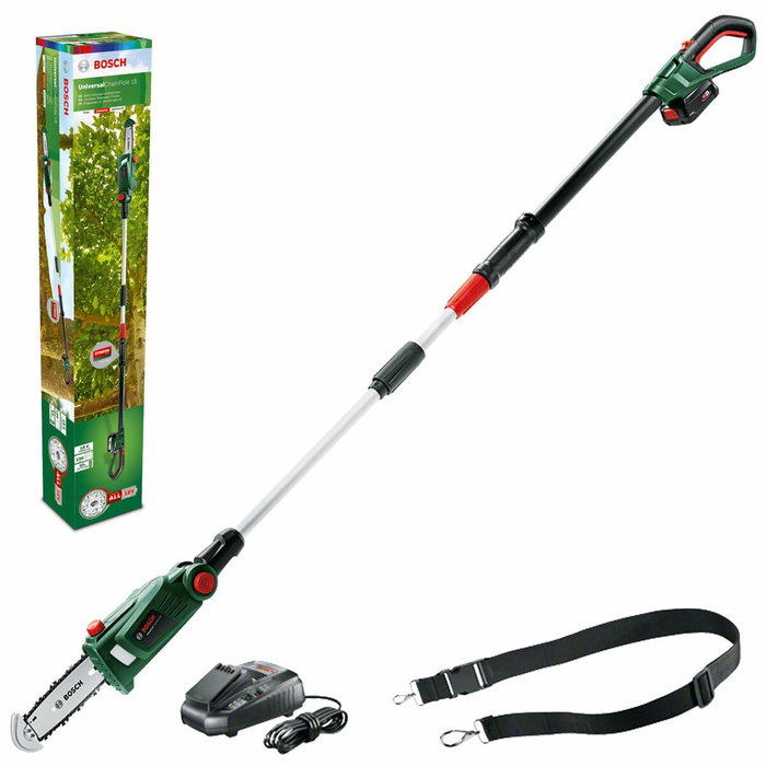 Bosch UniversalChainPole 18 Sierra de pértiga telescópica con batería 18V 2.5Ah Bosch UniversalChainPole 18 Sierra de pértiga telescópica con batería 18V 2.5Ah