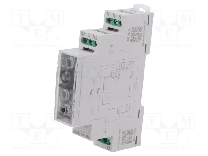 BLEBOX Interruptor de red uWiFi para raíl DIN 230VAC BLEBOX Interruptor de red uWiFi para raíl DIN 230VAC