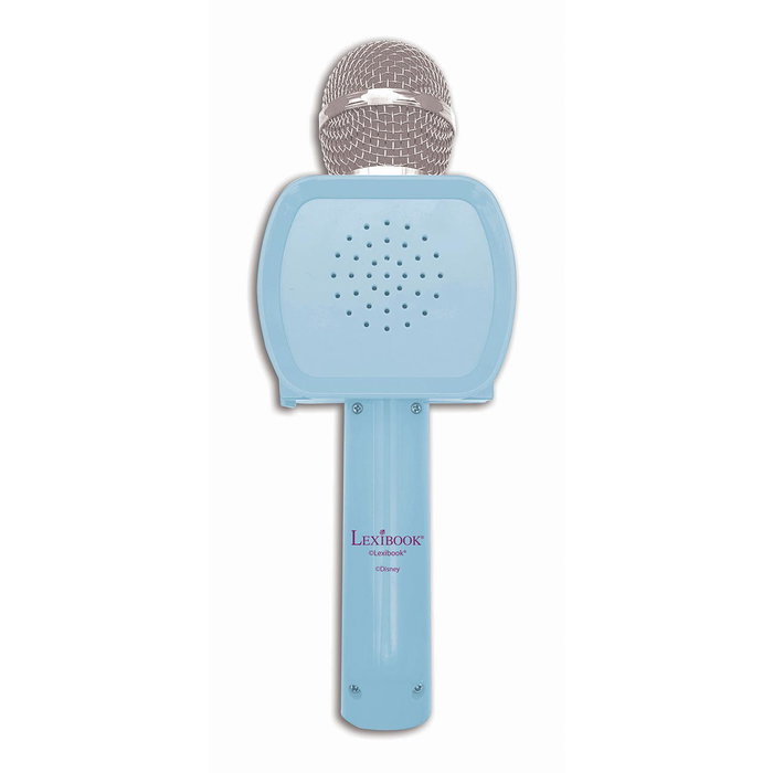 Lexibook Micrófono Inalámbrico Bluetooth Disney Frozen MIC240FZ para Niños con Efectos de Voz
