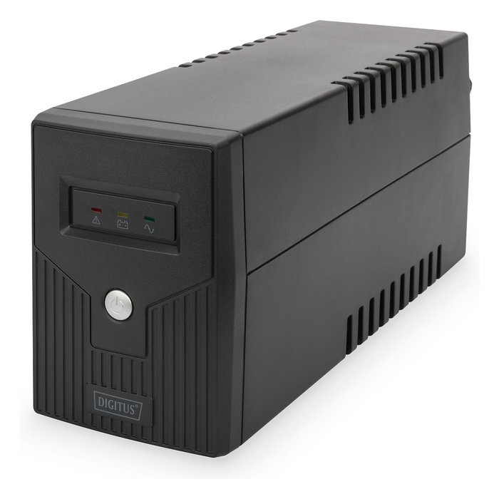 Digitus SAI (UPS) Interactivo de Línea 600VA/360W, 0.6 kVA, Forma de Onda Pseudo Senoidal, 2 Salidas AC, Protección Módem, Torre Negra Digitus SAI (UPS) Interactivo de Línea 600VA/360W, 0.6 kVA, Forma de Onda Pseudo Senoidal, 2 Salidas AC, Protección Módem, Torre Negra