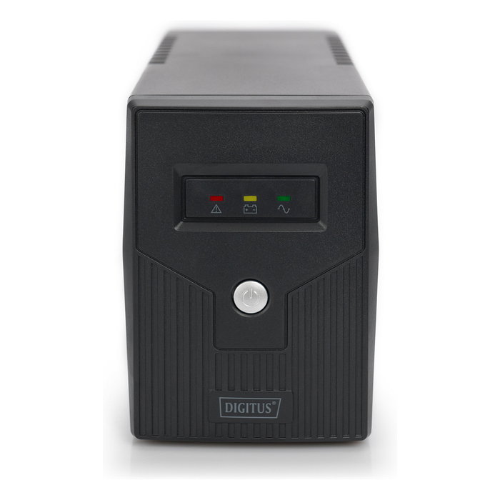 Digitus SAI (UPS) Interactivo de Línea 600VA/360W, 0.6 kVA, Forma de Onda Pseudo Senoidal, 2 Salidas AC, Protección Módem, Torre Negra Digitus SAI (UPS) Interactivo de Línea 600VA/360W, 0.6 kVA, Forma de Onda Pseudo Senoidal, 2 Salidas AC, Protección Módem, Torre Negra