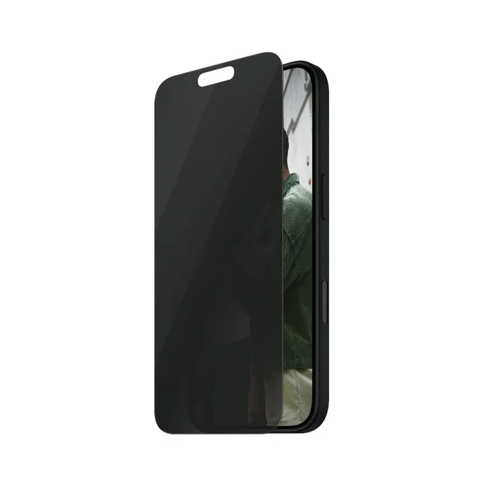 PanzerGlass SAFE. Protector de Pantalla de Privacidad con Vidrio Templado para iPhone 16 | 15 - Ultra-Wide Fit - Resistente a Golpes y Rayones - Aplicación en Seco