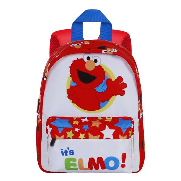 Karactermania Elmo Mochila Joy Hello 27x22x10cm Poliéster Blanco Karactermania Elmo Mochila Joy Hello 27x22x10cm Poliéster Blanco