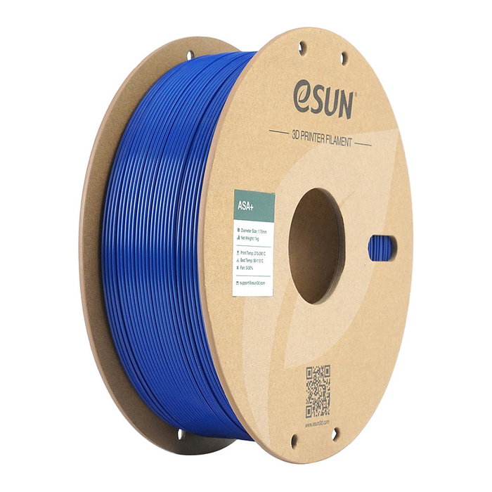 eSun ASA+ 1,75mm Azul 1kg eSun ASA+ 1,75mm Azul 1kg