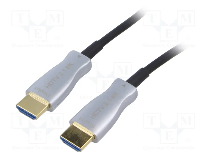 Akyga AK-HD-50L HDMI óptico AOC 48Gb/s 8K@60Hz 4K@120Hz ver. 2.1 5m