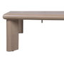 DKD Home Decor Set de Sofá Esquinero de 4 Piezas en Aluminio y Olefinas Marrón