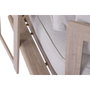 DKD Home Decor Set de Sofá Esquinero de 4 Piezas en Aluminio y Olefinas Marrón