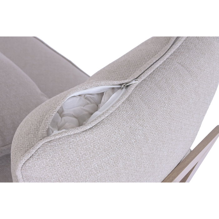DKD Home Decor Set de Sofá Esquinero de 4 Piezas en Aluminio y Olefinas Marrón