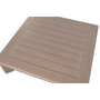 DKD Home Decor Set de Sofá Esquinero de 4 Piezas en Aluminio y Olefinas Marrón