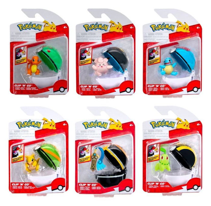 Jazwares Pokémon Clip 'n' Go Minifiguras Poké Balls ver. 22 Surtido (6) Jazwares Pokémon Clip 'n' Go Minifiguras Poké Balls ver. 22 Surtido (6)