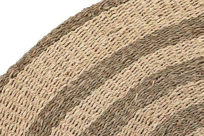 DKD Home Decor Alfombra Boho Beige Marron Seagrass Fibra Maiz 150 x 150 cm DKD Home Decor Alfombra Boho Beige Marron Seagrass Fibra Maiz 150 x 150 cm