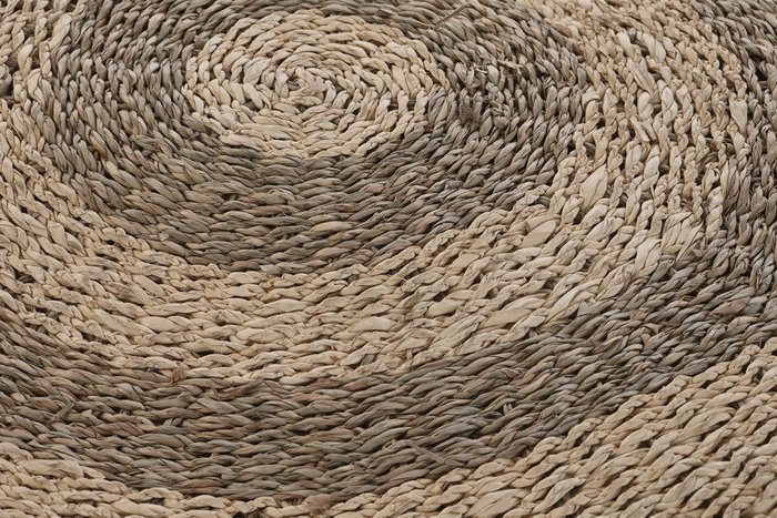 DKD Home Decor Alfombra Boho Beige Marron Seagrass Fibra Maiz 150 x 150 cm DKD Home Decor Alfombra Boho Beige Marron Seagrass Fibra Maiz 150 x 150 cm