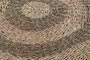 DKD Home Decor Alfombra Boho Beige Marron Seagrass Fibra Maiz 150 x 150 cm
