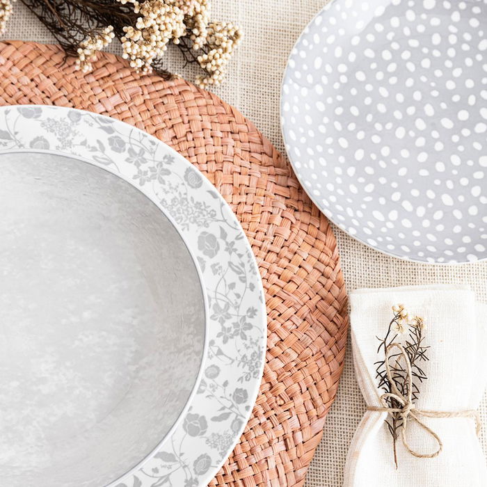 Vajilla Porcelana Aquilea Bidasoa 18 Piezas - 6 Personas