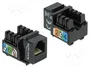 DeLOCK 86468 Módulo Keystone RJ-12 a LSA Cat.3 UTP Negro
