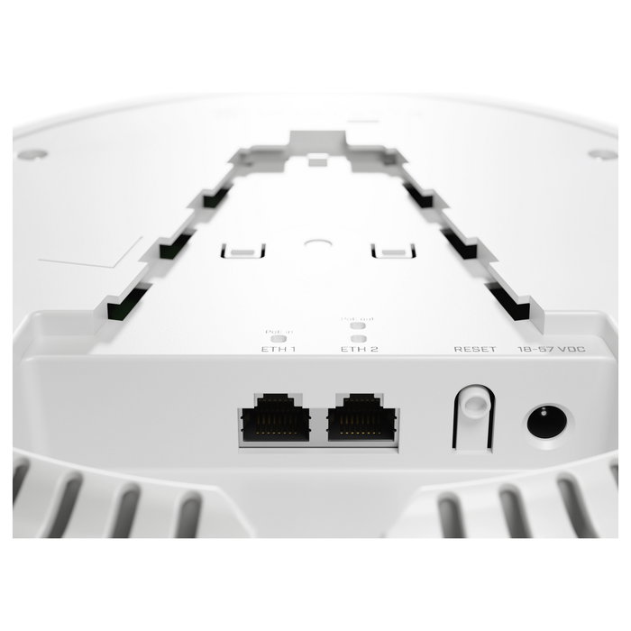MikroTik cAP Gi-5HaxD2HaxD Techo Router Wifi 6 PoE 1774 Mbps 2.4/5 GHz Dual Band 2x Gigabit LAN IP20 Blanco