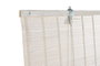 DKD Home Decor Estor Oriental Enrollable para Puerta Blanco Bambú/Poliéster 2 x 230 x 120 cm