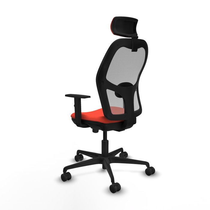 PIQUERAS Y CRESPO Silla de oficina Jorquera con mecanismo Sincro/Traslack, Naranja oscuro y Gris PIQUERAS Y CRESPO Silla de oficina Jorquera con mecanismo Sincro/Traslack, Naranja oscuro y Gris
