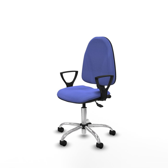 PIQUERAS Y CRESPO Silla de oficina Algarra Azul claro con mecanismo Asincro