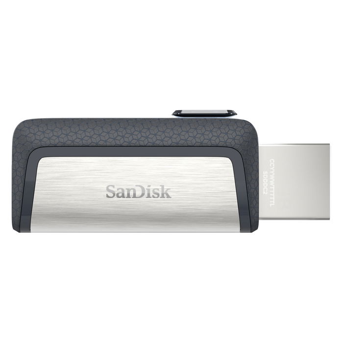 Sandisk Ultra Dual Drive Type-A/Type-C 128GB USB 3.1 Negro/Plata