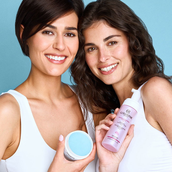 Collistar Bálsamo Limpiador Desmaquillante para Rostro y Ojos, Elimina Maquillaje Resistente y Protector Solar, Piel Sensible, 100 ml