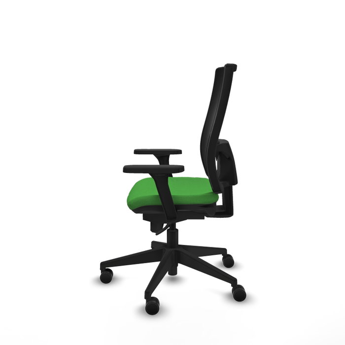 PIQUERAS Y CRESPO Silla de oficina Horna con mecanismo Sincro, Verde y Negro PIQUERAS Y CRESPO Silla de oficina Horna con mecanismo Sincro, Verde y Negro